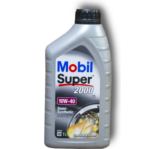 Полусинтетическое моторное масло MOBIL SUPER 2000x1 10W-40 1L 150549 152049