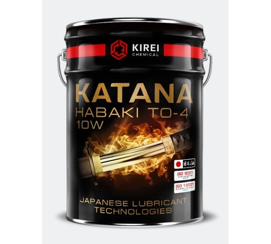 Масло трансмиссионное KATANA HABAKI TO-4 10W, канистра 20л 322
