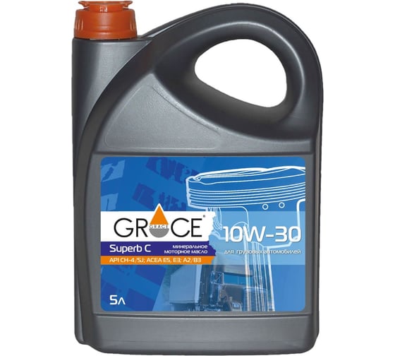 Масло моторное GRACE Superb C 10w-30 5 л