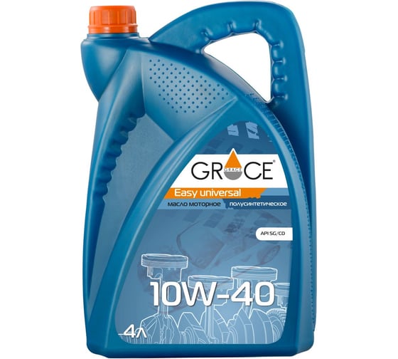 Масло моторное GRACE Easy universal 10w-40 4 л 1