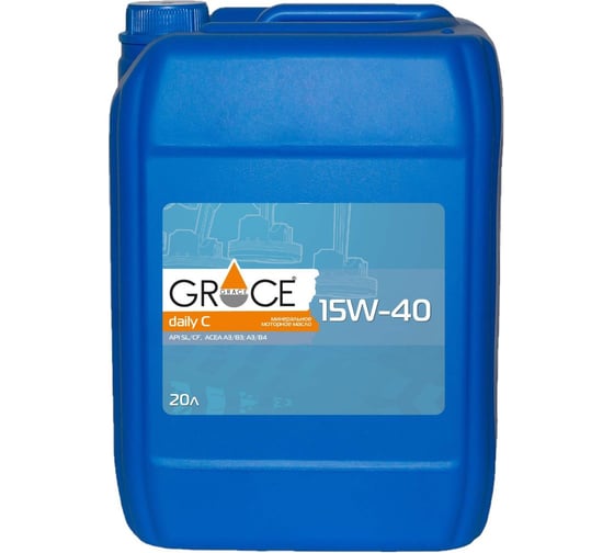 Масло моторное GRACE Daily C 15w-40 20 л 1