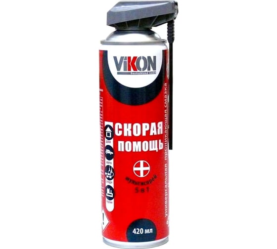 Универсальная проникающая смазка 5 в 1 (420 мл) VIKON 1584 1
