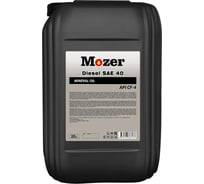 Моторное масло Mozer Diesel Motor SAE 40, канистра 20 л 4636137