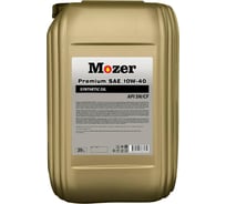 Моторное масло Mozer Premium SAE 10w-40 API SN/CF, канистра 20 л 4636434