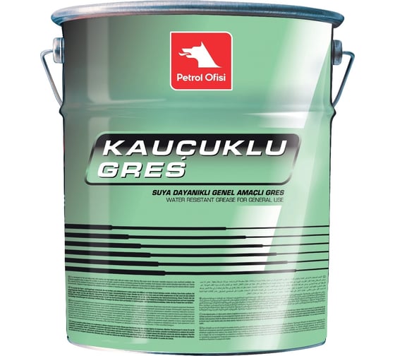 Смазка Petrol Ofisi KAUÇUKLU GRES 3, 14 кг 400000267 1