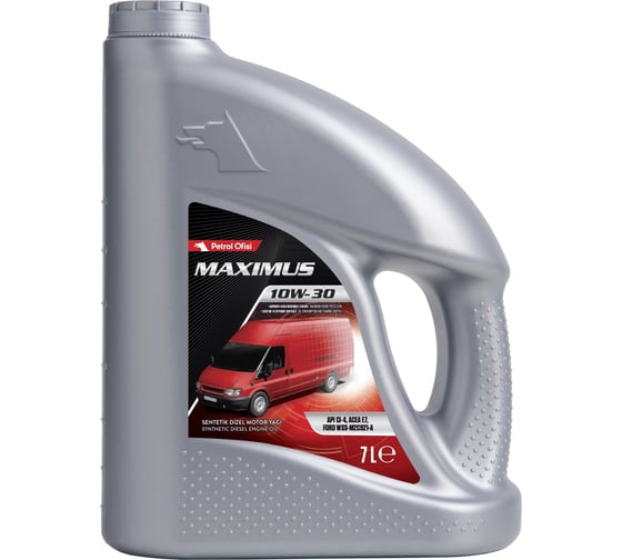 Моторное масло для грузовых автомобилей Petrol Ofisi MAXIMUS 10W-30, 7 л 400000473 1