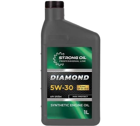 Масло STRONG OIL DIAMOND ENGINE 5W-30 SP синтетика, канистра 1 л, API SP/SM, ILSAC GF-6A/GF-5 0101480027-SO