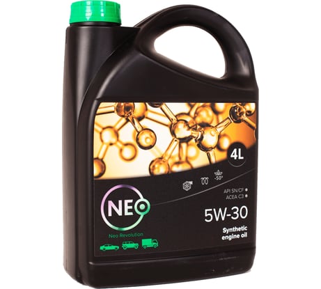 Моторное масло Revolution 5W-30 (SN/CF; C3) 4 л NEO Oil NR0000013C