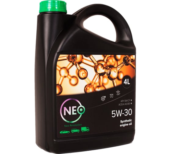 Моторное масло Revolution 5W-30 (SN/CF; A5/B5) 4 л NEO Oil NR0000010