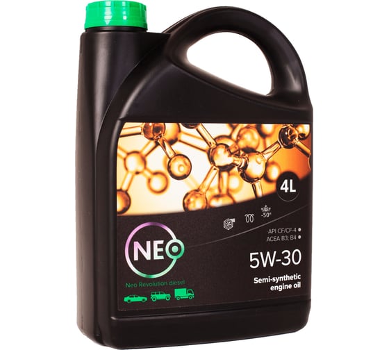 Моторное масло Revolution Diesel 5W-30 (CF/CF-4; B3/B4) 4 л NEO Oil NR0000062