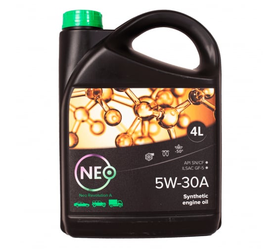 Моторное масло Revolution A 5W-30 (SN; GF-5) 4 л NEO Oil NR0000030 1