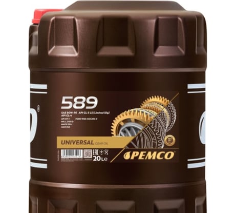 Масло PEMCO iPOID 589 80w-90 GL-5 (20л) PM0589-20