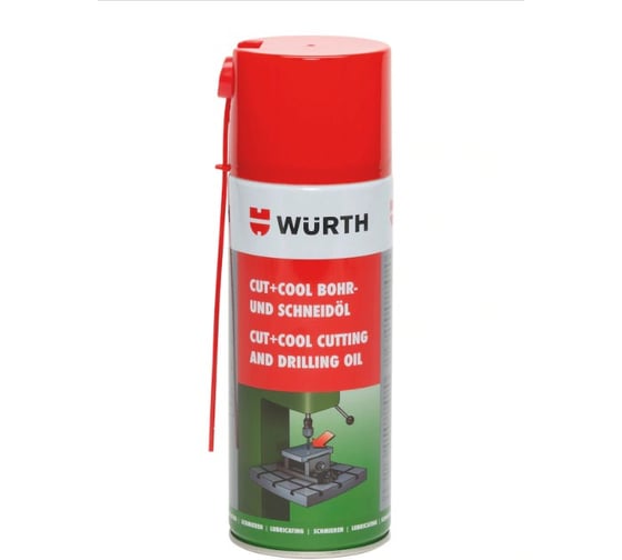 Спрей смазка 400 мл для режущего инструмента WURTH 0893050004723 12 1