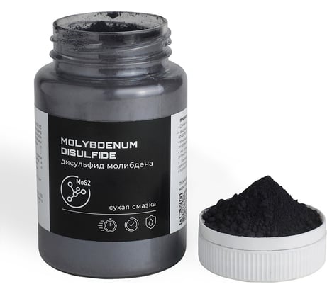 Сухая смазка ROX дисульфид молибдена/ порошок молибдена MoS2/ 50 грамм R201