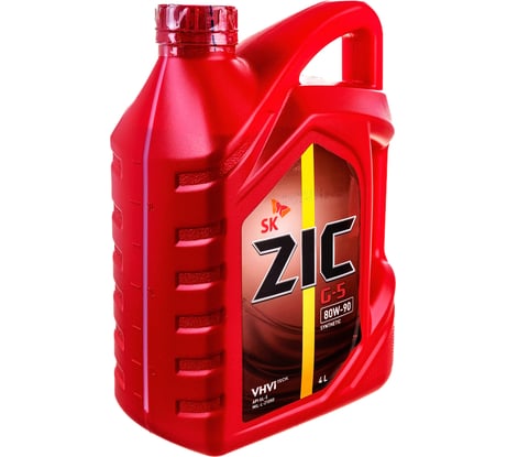 Масло синтетическое (G-5 80w90; GL-5; 4 л) для механическийх трансмиссий ZIC 162633
