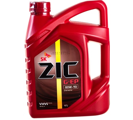 Масло синтетическое (G-EP 80w90; GL-4; 4 л) для механических трансмиссий  ZIC 162625