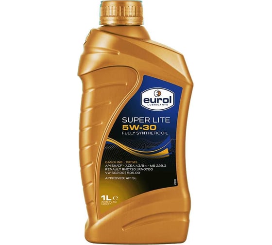 Масло моторное EUROL Super Lite 5W-30, 1л E100091-1L