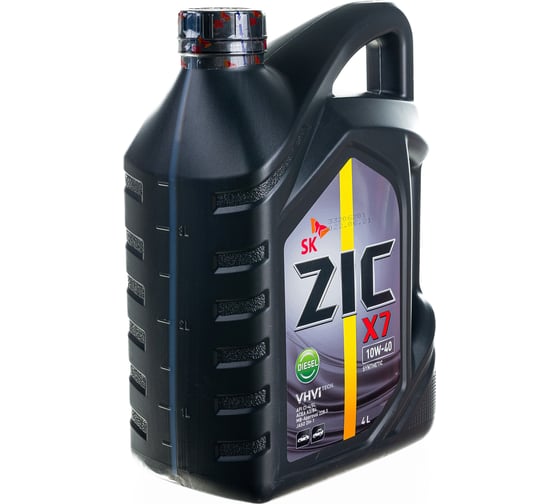 Масло (синтетическое; X7; 10w40; Diesel; 4 л) для коммерческой техники ZIC 162607