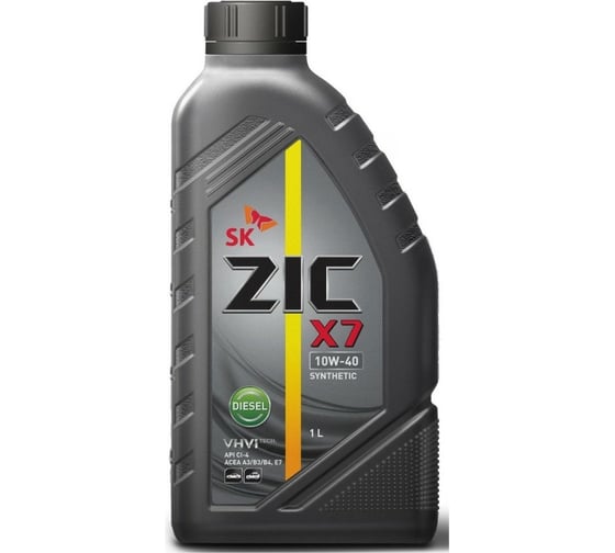 Масло (синтетическое; X7; 10w40; Diesel; CI-4/SL; 1 л; E7)  для коммерческой техники ZIC 132607
