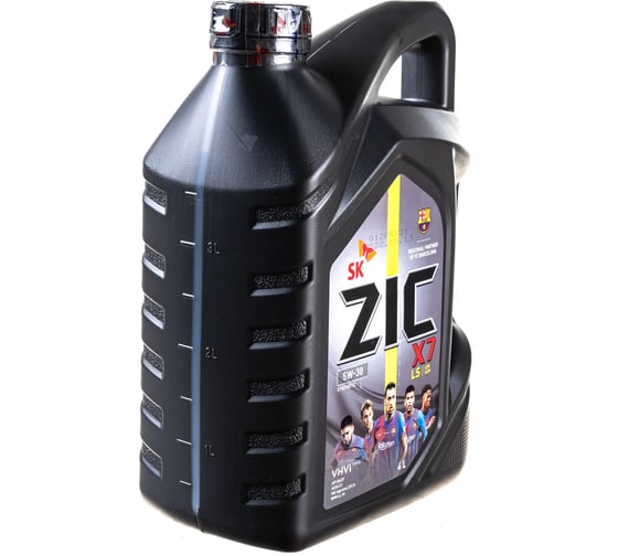 Масло (синтетическое; X7 LS; 5w30; SN/CF; 4 л; С3) для легковых авто ZIC 162619