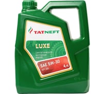 ТАТНЕФТЬ Масло моторное - LUXE синтетика API SN/SM/ILSAC GF-5 5W-30 4л Татнефть 0000001048030