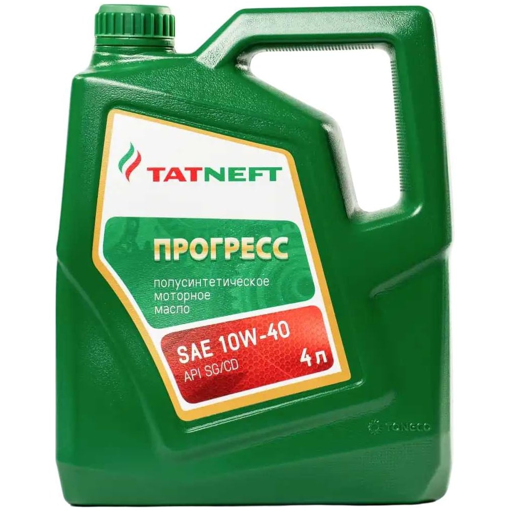 Масло моторное ТАТНЕФТЬ Прогресс SAE 10W40 API SH,SG/CD 4л ...