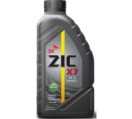 Масло (синтетическое; X7 5w30; Diesel; SL/CF; 1 л; A3/B3, A3/B4) для легковых авто ZIC 132610