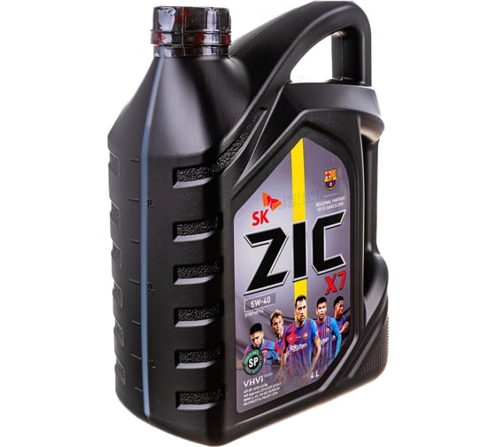 Масло синтетическое (X7 5w40; 4 л; MB-229.5) для легковых автомобилей ZIC 162662