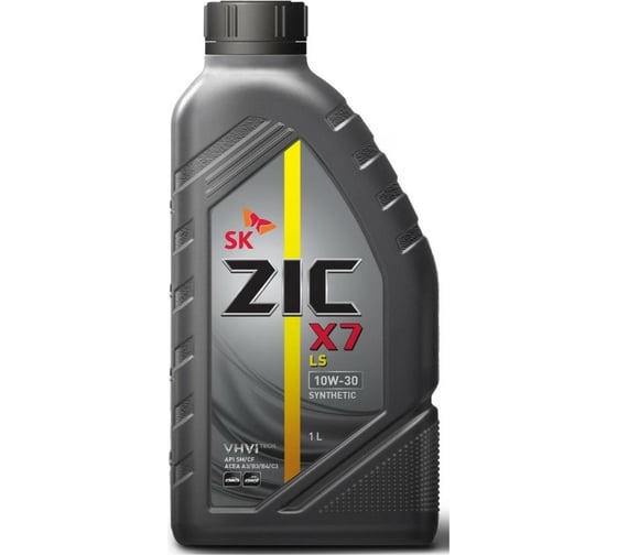 Масло синтетическое (X7 LS; 10w30; SM/CF; 1 л; ACEA C3) для легковых авто ZIC 132649 1