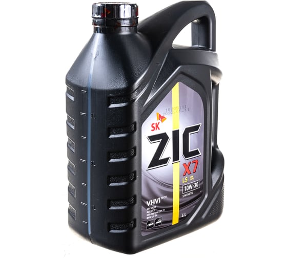 Масло синтетическое (X7 LS; 10w30; SN/CF; 4 л) для легковых автомобилей ZIC 162649