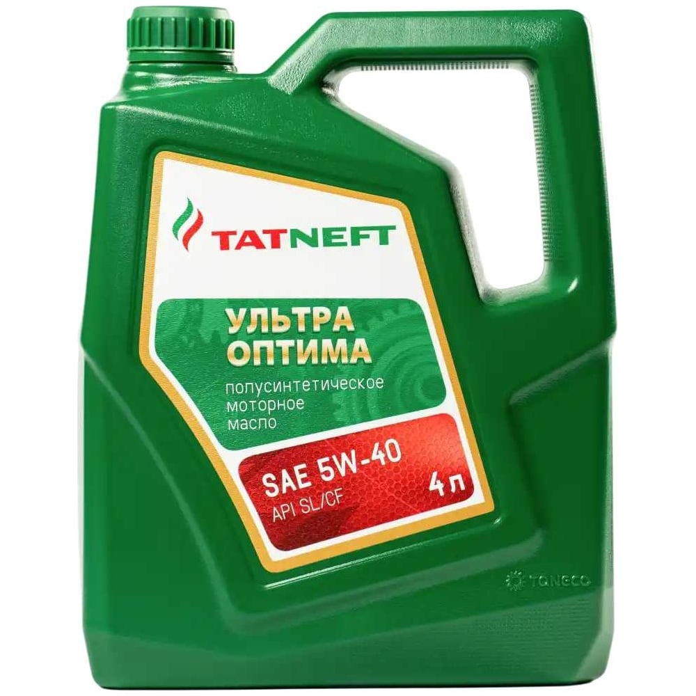 Масло моторное ТАТНЕФТЬ Ультра-Оптима SAE 5W40 API SL/CF ...