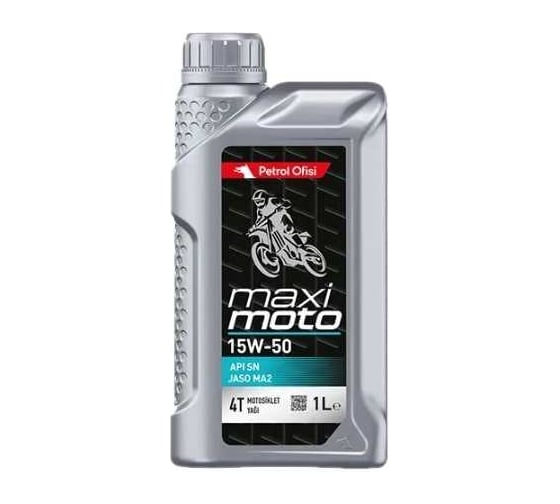 Моторное масло Petrol Ofisi для легковых автомобилей MAXIMOTO 15W-50, 1 л. 400001626
