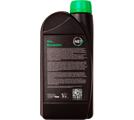 Моторное масло Revolution 5W-30 (SN/CF; A5/B5) 1 л NEO Oil NR0000009