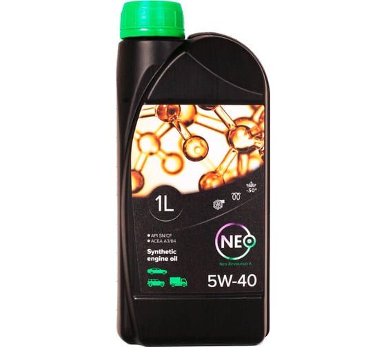 Моторное масло Revolution A 5W-40 (SN/CF; A3/B4) 1 л NEO Oil NR0000021