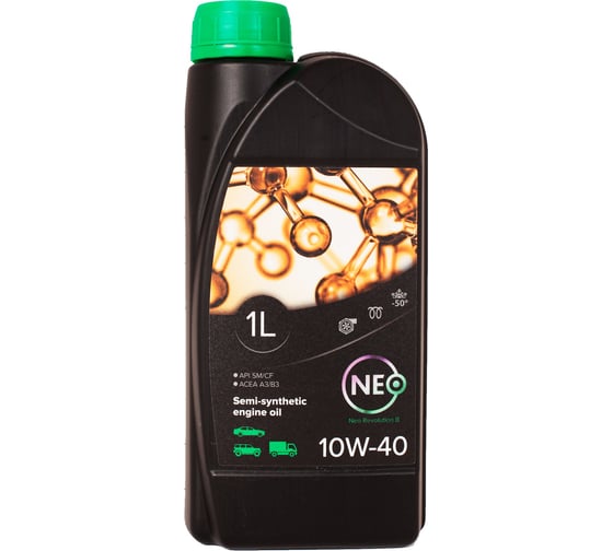 Моторное масло Revolution B 10W-40 (SМ/CF; A3/B4) 1 л NEO Oil NR0000045