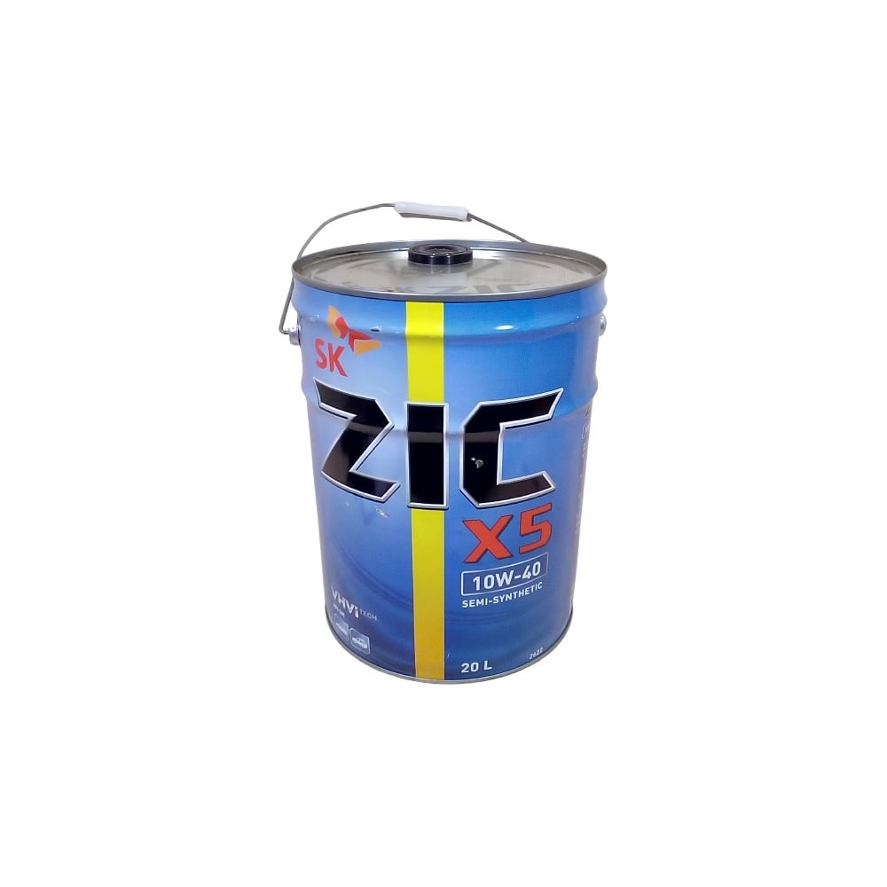 Масло ZIC Х5 10w40 20 л SK Lubricants 192622 выгодная цена, отзывы