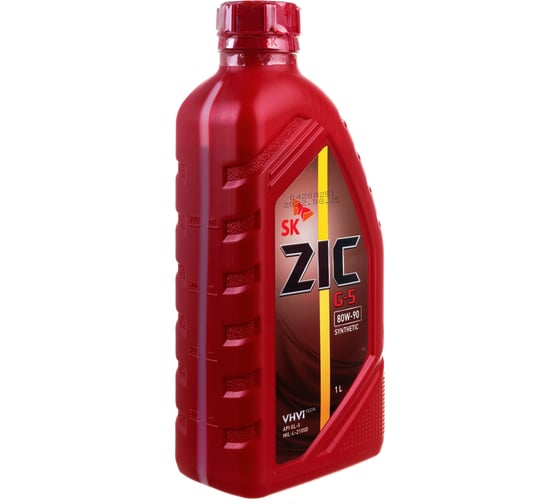 Масло синтетическое (G-5; 80w90; GL-5; 1 л) для MКПП ZIC 132633