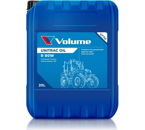 Масло трансмиссионное VOLUME Unitrac R 80W 20л 402800020