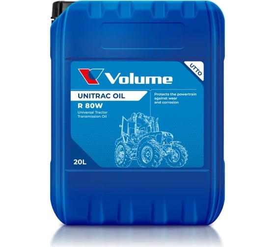 Масло трансмиссионное VOLUME Unitrac R 80W 20л 402800020 1