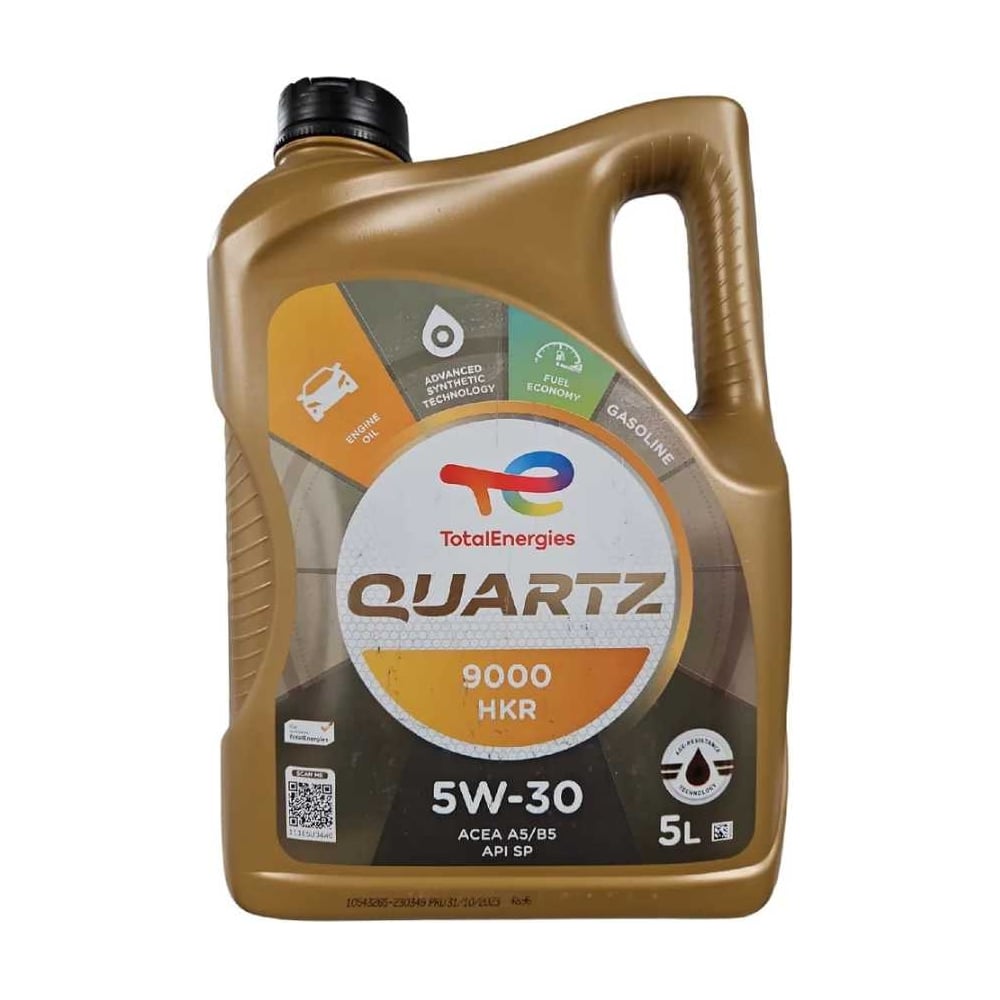 Масло QUARTZ 9000 ENERGY HKR 5W30, 5 л для 4-х тактных двигателей TOTAL  230349 - выгодная цена, отзывы, характеристики, фото - купить в Москве и РФ