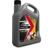 Масло моторное полусинтетическое AKross PREMIUM DIЕSEL 10W-40 CF-4/CF/SG 5 л AKS0011MOS