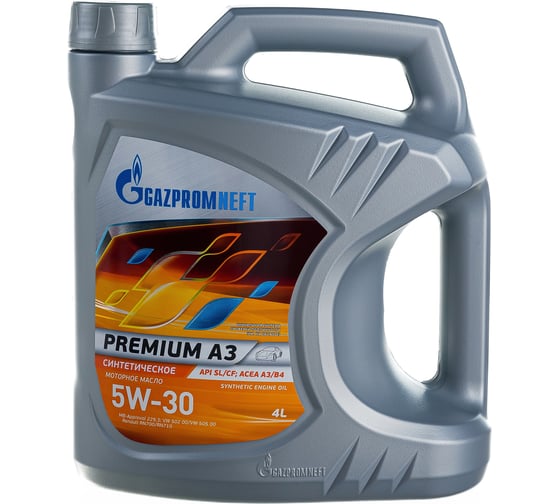 Масло GAZPROMNEFT Premium A3 5W-30 4л 253142485
