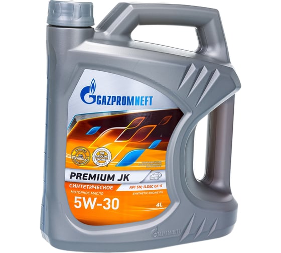 Масло (JK; 5W-30; 4 л) Premium Gazpromneft 253142506 - выгодная цена, отзывы, характеристики, фото - купить в Москве и РФ