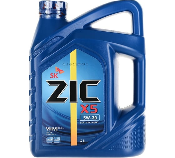 Масло полусинтетическое (X5; 5w30; SN; 4 л) для легковых авто ZIC 162621