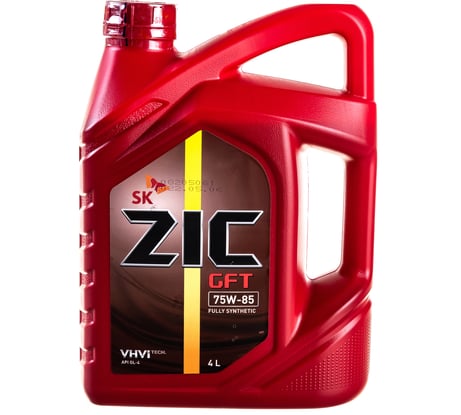Масло синтетическое (GFT 75w85; GL-4; 4 л) для механических трансмиссий ZIC 162624