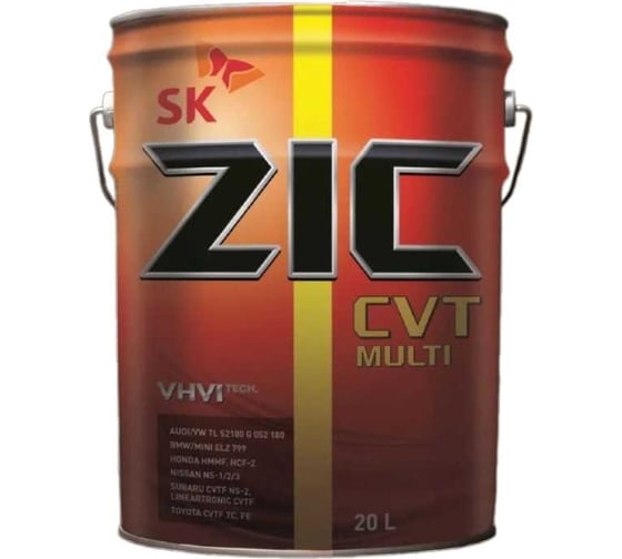 Синтетическое трансмиссионное масло ZIС CVT Multi, 20 л 192631 1