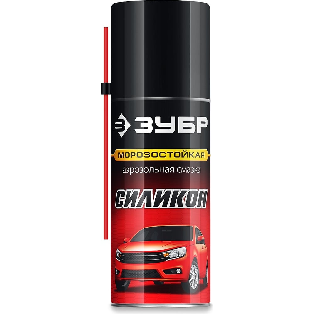 Силиконовая аэрозольная смазка ЗУБР Профессионал 210 мл 41443 ...