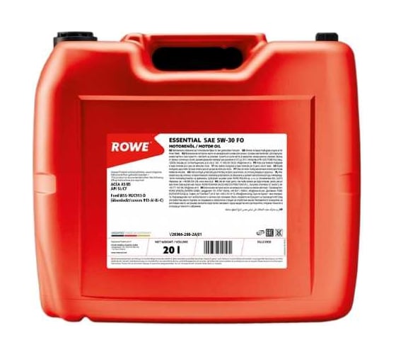 Моторное масло для легкового транспорта Rowe ESSENTIAL SAE 5W-30 MS-C2 20363-280-2A