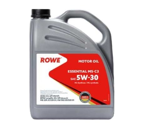 Моторное масло для легкового транспорта Rowe ESSENTIAL SAE 5W-30 MS-C3 20364-453-2A