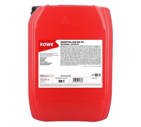 Моторное масло для легкового транспорта Rowe ESSENTIAL SAE 5W-40 20367-280-2A 1